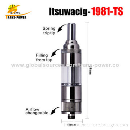 2014 Hot and New Product 1981-TS E-cigarette, China Supplier, Tank and Coil Separate, No Leakage